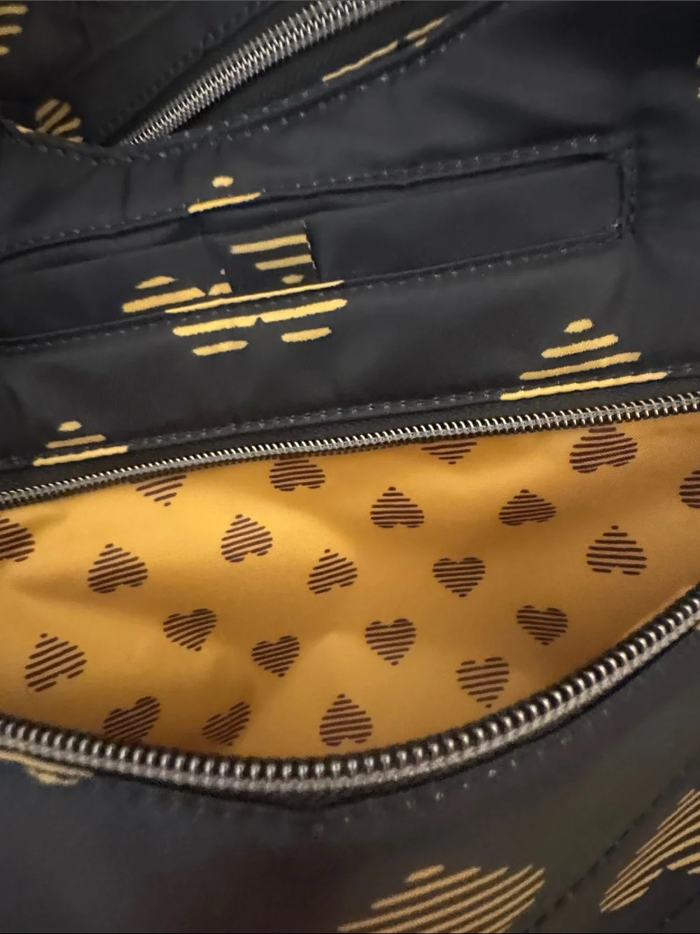 Rare LUG Hearts Gold GondolaSE Hobo Bag